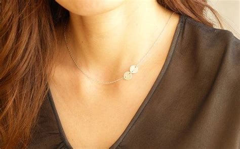 Personalized Initial Mother S Necklace Sideways By AiryLoft Bar