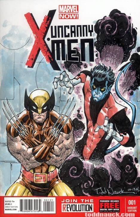 Uncanny X Men Wolverine And Nightcrawler By Todd Nauck Comic Book