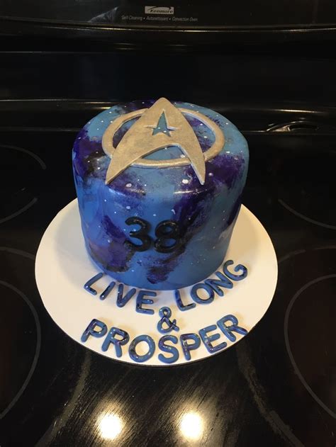 Star Trek Cake For Adult Birthday Party