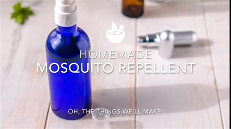 Homemade Mosquito Repellent Spray Recipe Youtube