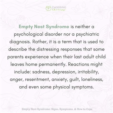 Empty Nest Syndrome Signs Symptoms And How To Cope