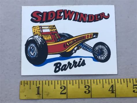Vintage George Barris Sidewinder Sticker Kustom Car Decal Hot Rod Roth Rat Og 7 99 Picclick