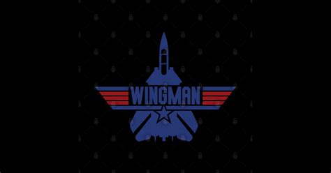 Wingman Top Gun Sticker Teepublic