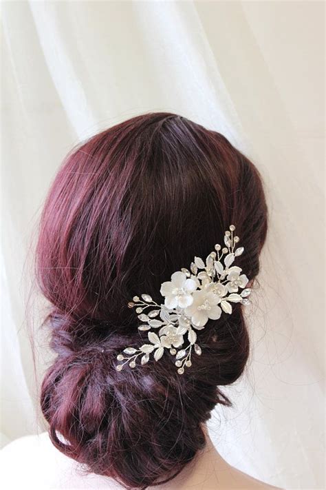 Gold Flower Hair Pins Wedding Hair Pins Wedding Hair Piece Etsy Uk