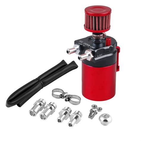Buy Demotor 300ml Car Oil Catch Can Kit Reservoir Tank With Breather