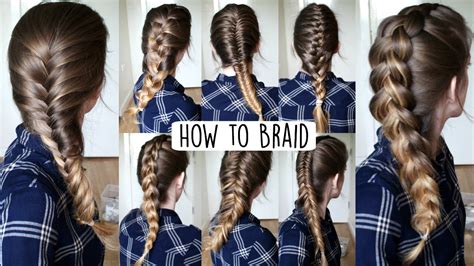Classic and simple, this braid is the easiest to master. How to Braid Your Own Hair For Beginners | How to Braid ...