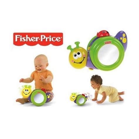 Fisher Price Go Baby Go 1 2 3 Crawl Along Snail Toy : Buy  
