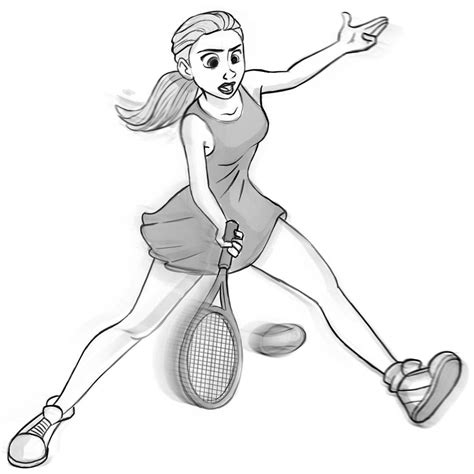 Tennis Girl If You Look At The Poses Of Real Tennis Players Youll See That They Have Some