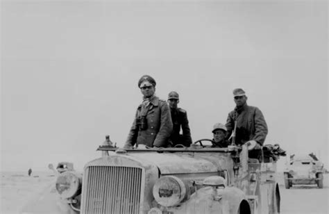 Ww Photo Picture German General Erwin Rommel Panzer Afrika Korps