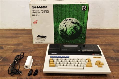 Sharp シャープ パーソナルコンピューター Mz 731 Mz 700 パソコン 8bit 元箱付その他｜売買されたオークション情報