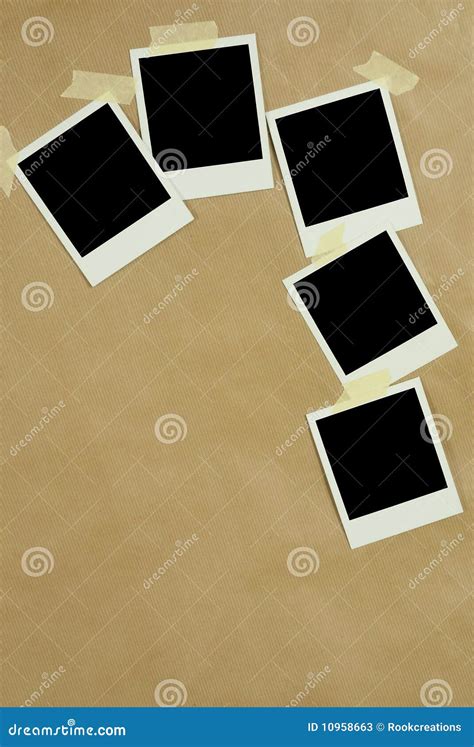 Blank Polaroid Frames Stock Image Image Of Paper Remind 10958663