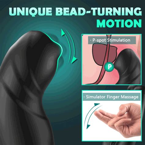 Bead Massage P Spot 9 Vibrating Prostate Massager With Remote Control