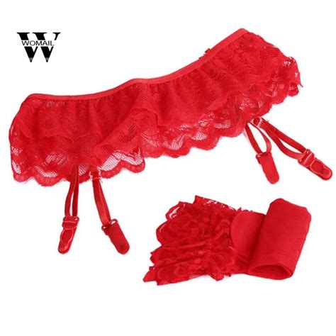 New Hot Sale Women Sexy Solid Womens Lace Top Thigh Highs Stockings Suspender Garter Belt New