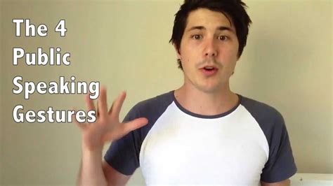 The 4 Public Speaking Gestures And How To Use Them Youtube