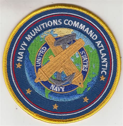 Navy Munitions Command Atlantic Patch Us Navy Navy Patches