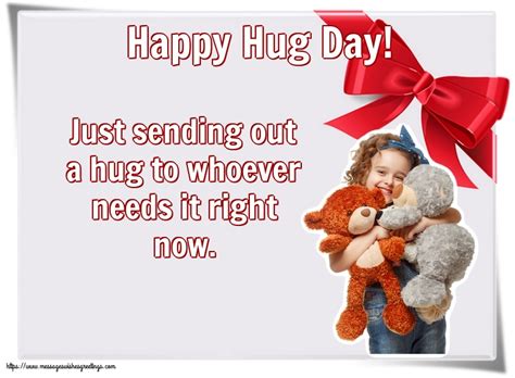 Greetings Cards For Hug Day 21 January