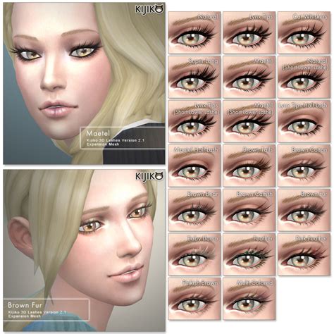 Sims 4 Eyelashes Skin Detail Cc Tecnobxe