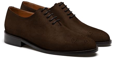 Wholecut Oxford Shoes Brown Suede £173 Hockerty