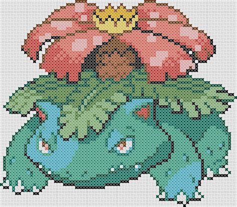 Sc germania list, german rugby union club; Pokemon 003 Venusaur Large Sprite Gen V Cross Stitch Pattern