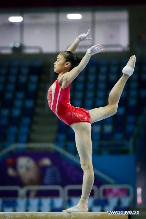 Chinese Gymnastics Team Trains In Incheon 4 Cn