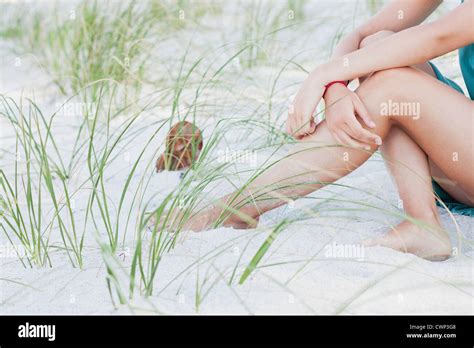 Girl Hugging Knees Teenage High Resolution Stock Photography And Images Alamy