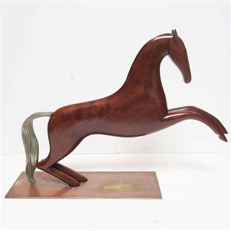 Monumental Art Deco Equestrian Sculpture By Karl Hagenauer At 1stdibs