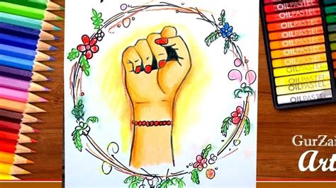 Drawing On Womens Day Ll Poster On Women Empowerment Ll Poster On