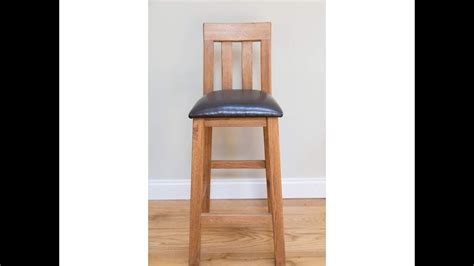 Billy Brown Leather Bar Stool Youtube
