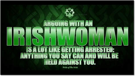 Arguing With An Irish Woman Is A Lot Like Getting Arrested Anything