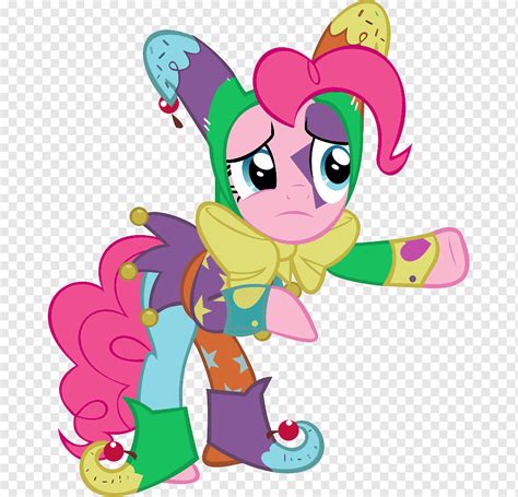Pinkie Pie Jester Pony Clown Badut Kuda Binatang Menyusui Bertulang