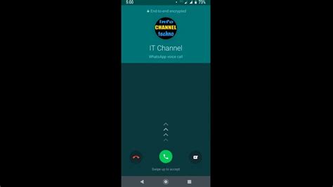 Whatsapp Incoming Call Screen Video Youtube