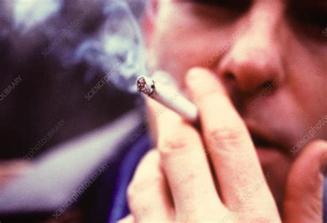 Man Smoking Stock Image M3700726 Science Photo Library