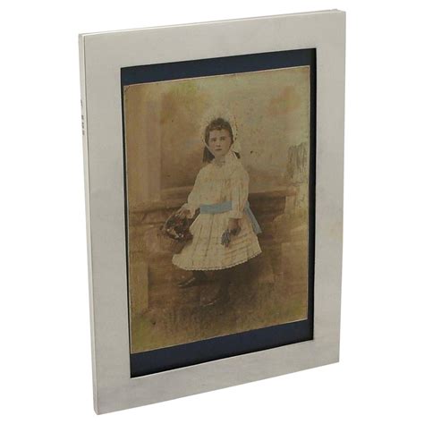 Antique Art Deco Sterling Silver Photograph Picture Frame 1918 At