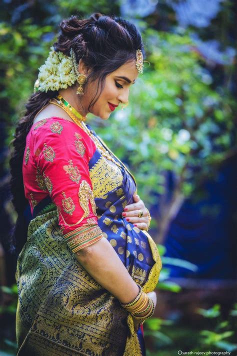 pregnant woman in saree pregnantse