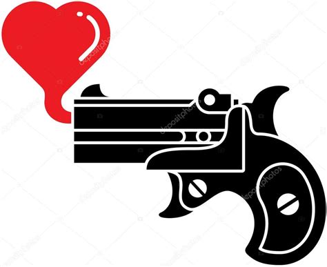 Gun Shooting Out Hearts