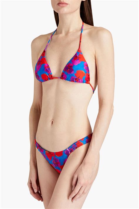 Vix Paula Hermanny Riviera Floral Print Low Rise Bikini Briefs The Outnet