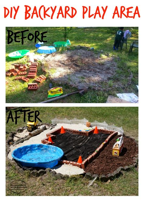 Kids know what kids like. DIY Backyard Play Area - Discovering the World Through My ...