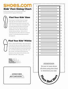 Easy Shoe Size Chart So You Can Order Kids Shoes Online Charts For