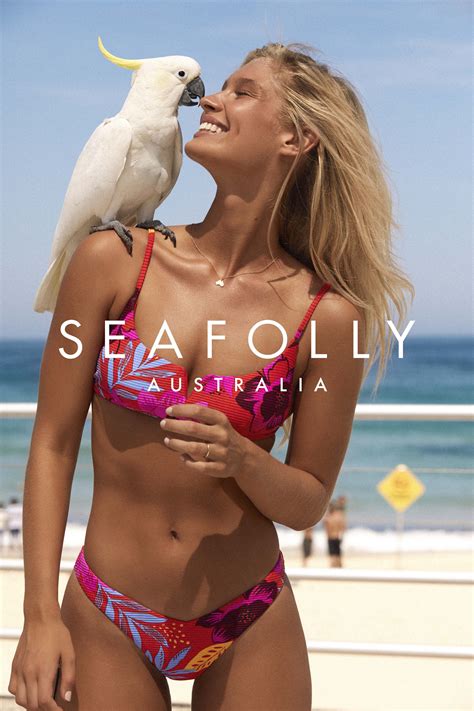 Bikini Seafolly On Vacation V Wire Bralette Limeade Cancan