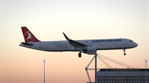 Turkish Airlines Tc Jsh Toliss A Livery Cfm Iae Aircraft Skins