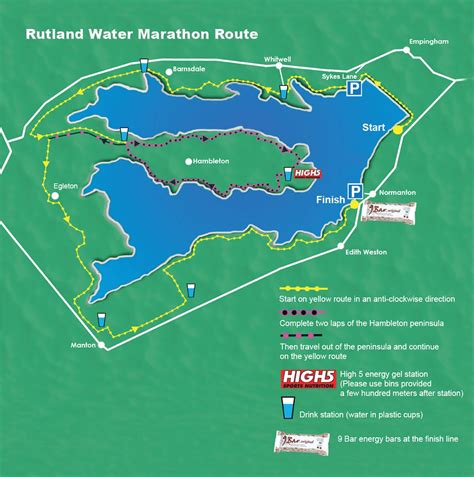 Fat Feet Rutland Route Map