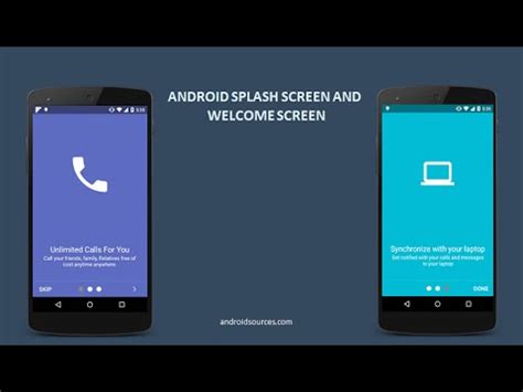 Sometimes it is also used for fetching required data from remote server before starting the app. Android Splash Screen and Welcome Screen Tutorial using ...