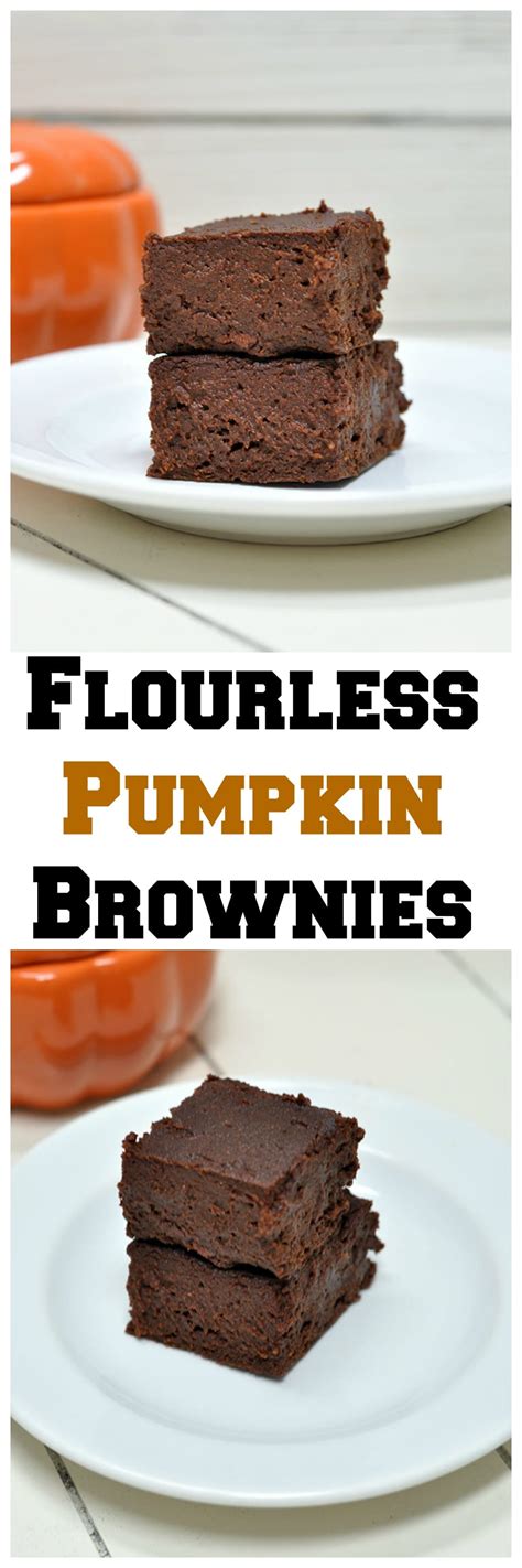 Flourless Pumpkin Brownies Vegan Gluten Free My Whole Food Life