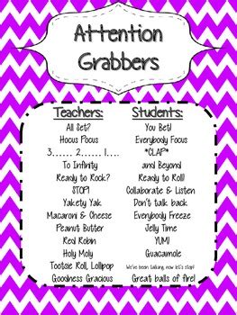 classroom songs attention grabbers  sassy savvy simple teaching