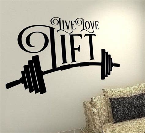 Maybe you would like to learn more about one of these? Live Love Lift weights Workout Motivational Fitness Gym ...