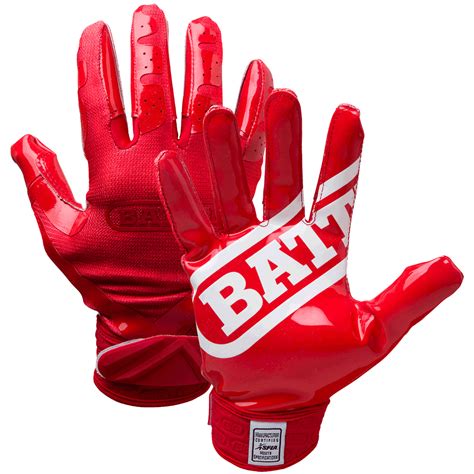 These gloves come to adidas, under armour, franklin sports, and wilson. Battle Sports Science DoubleThreat UltraTack Football Gloves - Red/Red - Walmart.com - Walmart.com