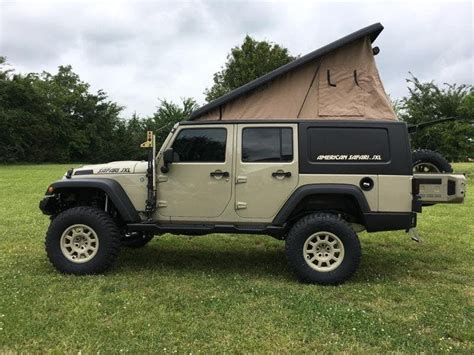 The Epic Jeep Wrangler Camper Conversion With A Pop Top Auto Car Moto
