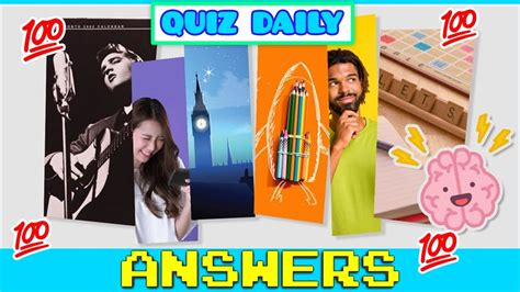 Quiz Daily Answers 3 Minute Daily Quiz Answers Quizfacts Youtube