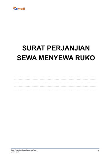 It's a nonbinding agreement between 2 parties or more disewakan atau dijual rumah 3 lantai semi minimalis dengan spesifikasi sbb: Contoh Surat Perjanjian Kontrak Rumah Sederhana Doc ...