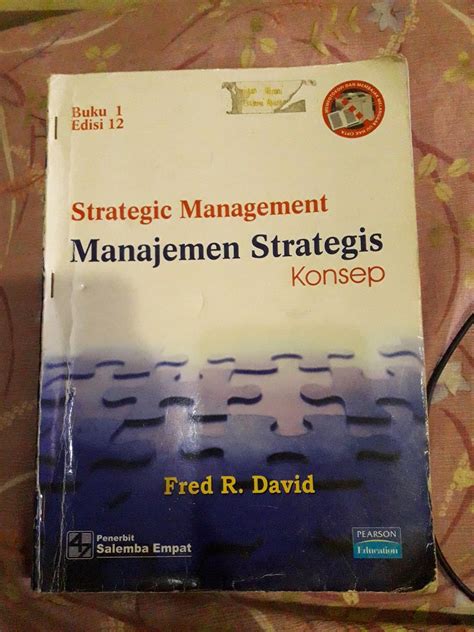Buku Manajemen Strategi Fred R David Edisi Berbagai Buku
